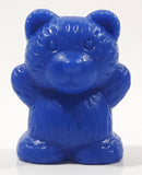 Math Counting Teddy Bear Replacement Blue Miniature 1 1/2" Tall Plastic Toy Figure