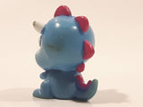 Moshi Monsters Squashi Moshi Toy Snookums Dinosaur Blue 1 3/8" Tall Toy Figure