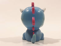 Moshi Monsters Squashi Moshi Toy Snookums Dinosaur Blue 1 3/8" Tall Toy Figure