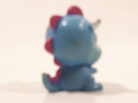 Moshi Monsters Squashi Moshi Toy Snookums Dinosaur Blue 1 3/8" Tall Toy Figure