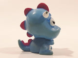 Moshi Monsters Squashi Moshi Toy Snookums Dinosaur Blue 1 3/8" Tall Toy Figure