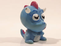 Moshi Monsters Squashi Moshi Toy Snookums Dinosaur Blue 1 3/8" Tall Toy Figure