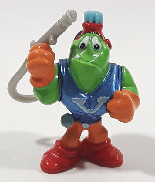 Ferrero Kinder Surprise Frog with V on Chest 1 5/8" Tall Toy Figure