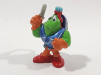 Ferrero Kinder Surprise Frog with V on Chest 1 5/8" Tall Toy Figure