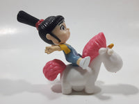 2017 McDonald's Universal Studios Despicable Me 3 Agnes Rockin Unicorn 3" Tall Toy Figure