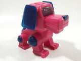 2002 McDonalds SEGA Toys Robo Chi Pets Pink Dog 4 1/2" Long Toy Figure