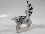 2008 McDonald's Madagascar Escape 2 Africa Movie Marty Zebra 4 1/4" Tall Plastic Toy Figure