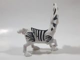 2008 McDonald's Madagascar Escape 2 Africa Movie Marty Zebra 4 1/4" Tall Plastic Toy Figure