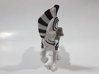 2008 McDonald's Madagascar Escape 2 Africa Movie Marty Zebra 4 1/4" Tall Plastic Toy Figure