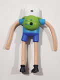 2014 McDonald's Adventure Time Finn Character 4 3/4" Tall Toy Bendable Poseable Figure