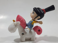 2017 McDonald's Universal Studios Despicable Me 3 Agnes Rockin Unicorn 3" Tall Toy Figure