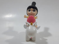 2017 McDonald's Universal Studios Despicable Me 3 Agnes Rockin Unicorn 3" Tall Toy Figure