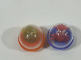 A & A Small Miniature Plastic Domed Figures Set of 2