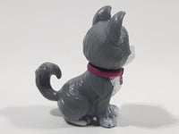 Mattel Barbie Adorable Pets Grey and White Husky Dog 2" Tall Plastic Toy Figure