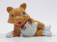 Jasmin My Precious Pets Cat Laying Down 1 1/2" Tall Plastic Toy Figure