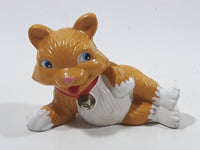 Jasmin My Precious Pets Cat Laying Down 1 1/2" Tall Plastic Toy Figure