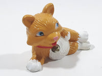 Jasmin My Precious Pets Cat Laying Down 1 1/2" Tall Plastic Toy Figure