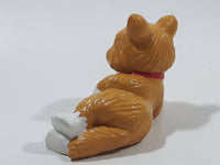 Jasmin My Precious Pets Cat Laying Down 1 1/2" Tall Plastic Toy Figure