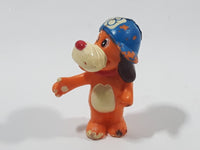 Dog with 8 Blue Cap 1 7/8" Tall Toy Figure