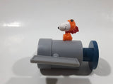 2019 McDonald's Peanuts Snoopy Satellite Shaped Telescope 3" Long Plastic Toy Figure