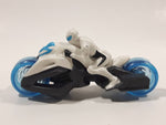 1999 McDonald's Max Steel White Street Bike Motorcycle Turbofied Cycle 4" Length Toy Vehicle