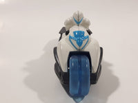 1999 McDonald's Max Steel White Street Bike Motorcycle Turbofied Cycle 4" Length Toy Vehicle