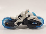 1999 McDonald's Max Steel White Street Bike Motorcycle Turbofied Cycle 4" Length Toy Vehicle