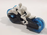 1999 McDonald's Max Steel White Street Bike Motorcycle Turbofied Cycle 4" Length Toy Vehicle