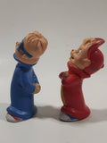 1990 KFC Bagdasarian Alvin and The Chipmunks Alvin 3 1/4" and Simon 3 1/2" Tall Plastic Toy Figures