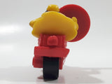 1996 McDonald's Marvel Super Heroes Jubilee Red Motorcycle 3" Long Plastic Toy Vehicle