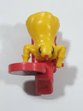 1996 McDonald's Marvel Super Heroes Jubilee Red Motorcycle 3" Long Plastic Toy Vehicle