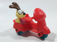 Vintage 1989 Garfield and Odie on a Motorbike Mixed McDonalds Happy Meal Toy