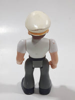 2008 Aircraft Captain Pilot Character 3" Tall Plastic Toy Figure