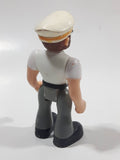 2008 Aircraft Captain Pilot Character 3" Tall Plastic Toy Figure