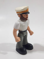 2008 Aircraft Captain Pilot Character 3" Tall Plastic Toy Figure