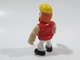 Boley Pirates Adventure Island Pirate with Red Vest Blue Shirt Yellow Cap 2 1/2" Tall Plastic Toy Figure