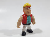 Boley Pirates Adventure Island Pirate with Red Vest Blue Shirt Yellow Cap 2 1/2" Tall Plastic Toy Figure