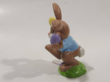 1990 Warner Chappell Applause Easter Bunny 2 1/4" Tall PVC Toy Figure