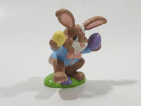 1990 Warner Chappell Applause Easter Bunny 2 1/4" Tall PVC Toy Figure