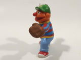 Applause Muppets Sesame Street Ernie Baseball Player Pitcher Character 2 1/2" Tall Hard Rubber Toy