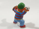 Applause Muppets Sesame Street Ernie Baseball Player Pitcher Character 2 1/2" Tall Hard Rubber Toy