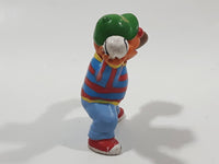 Applause Muppets Sesame Street Ernie Baseball Player Pitcher Character 2 1/2" Tall Hard Rubber Toy