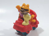 1989 McDonald's Garfield and Odie on a Motorbike Toy Vehicle and Figure