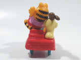 1989 McDonald's Garfield and Odie on a Motorbike Toy Vehicle and Figure