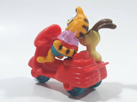 1989 McDonald's Garfield and Odie on a Motorbike Toy Vehicle and Figure