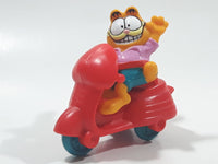 1989 McDonald's Garfield and Odie on a Motorbike Toy Vehicle and Figure