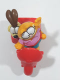 1989 McDonald's Garfield and Odie on a Motorbike Toy Vehicle and Figure