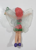 Fairy in Green and Orange Dress with Wand 3" Tall Plastic Toy Figure