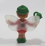 Fairy Girl in Red 1 7/8" Tall Plastic Toy Figure