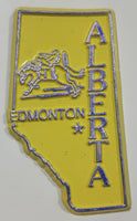 Alberta Edmonton 1 1/4" x 2 3/8" Province Shaped Rubber Fridge Magnet